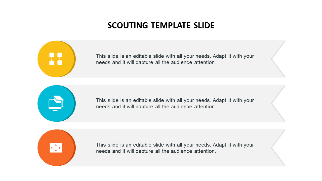 Scouting template slide